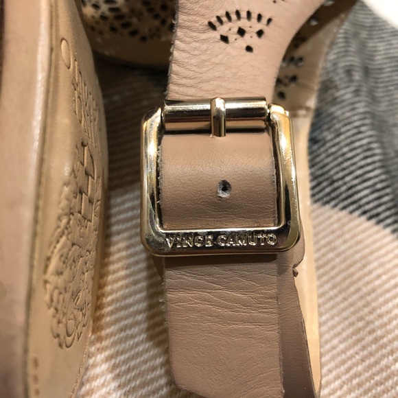 Vince Camuto Nude Open Toe Heels Size 8 - Picture 7 of 8